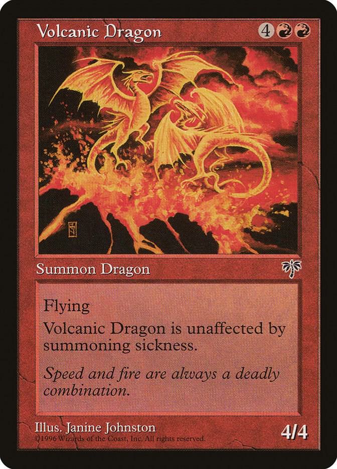 Volcanic Dragon - Mirage - Magic: The Gathering - TCGplayer.com