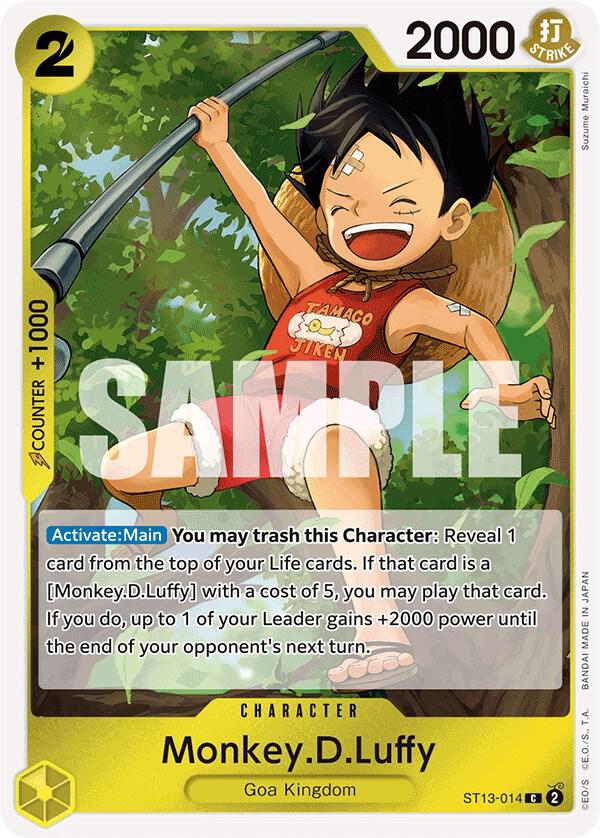 Monkey.D.Luffy (014) - Ultra Deck: The Three Brothers - One Piece