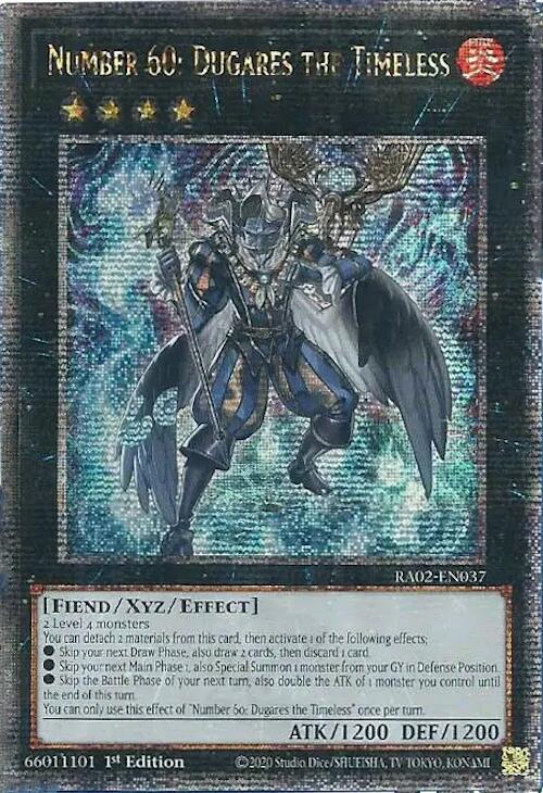 Number 60: Dugares the Timeless (Quarter Century Secret Rare