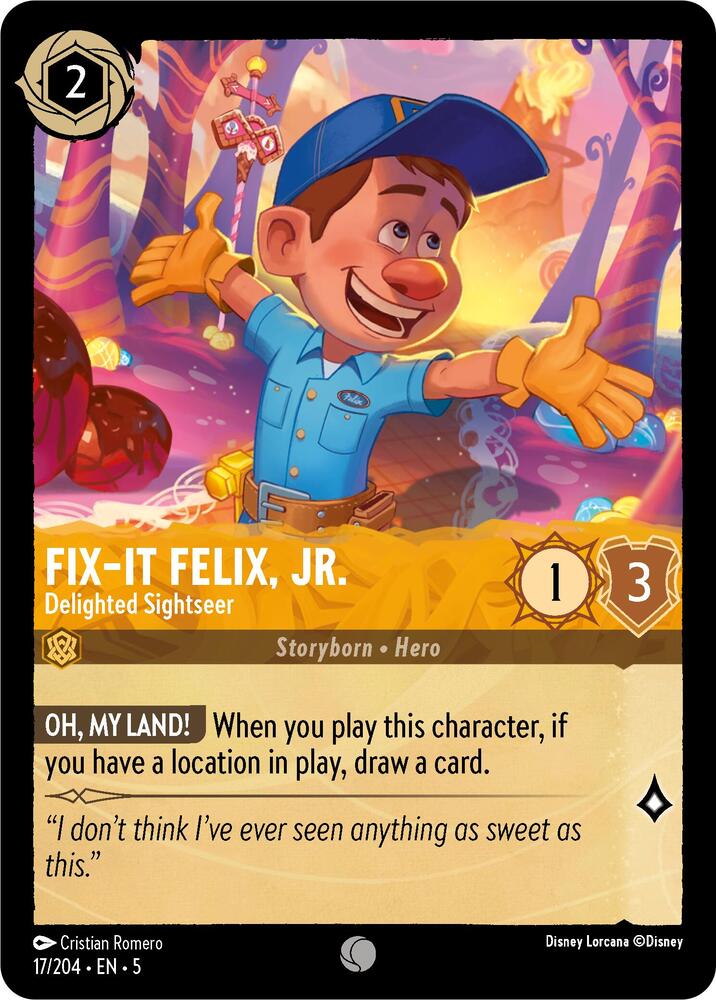 Fix-It Felix, Jr. - Delighted Sightseer - Shimmering Skies