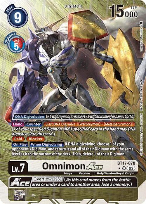 Omnimon ACE (Alternate Art) - Secret Crisis - Digimon Card Game