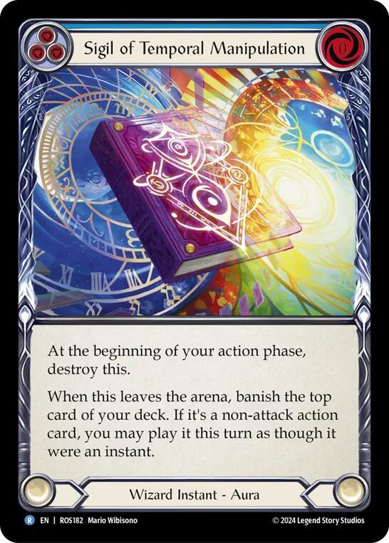 Sigil of Temporal Manipulation - Rosetta - Flesh and Blood TCG