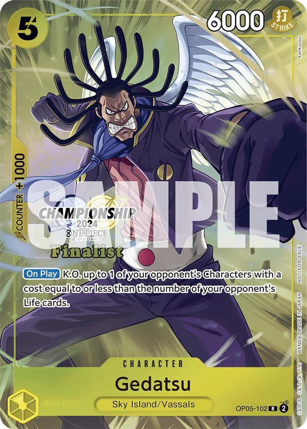 Gedatsu (Championship 2024 Finalist Card Set) - One Piece