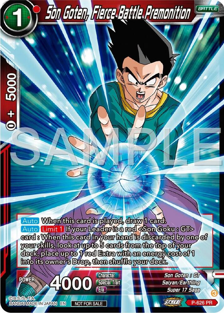 Son Goten, Fierce Battle Premonition (Zenkai Series Tournament