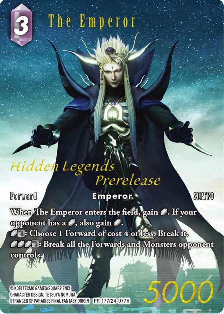 The Emperor (Prerelease Promo) - Hidden Legends - Final Fantasy