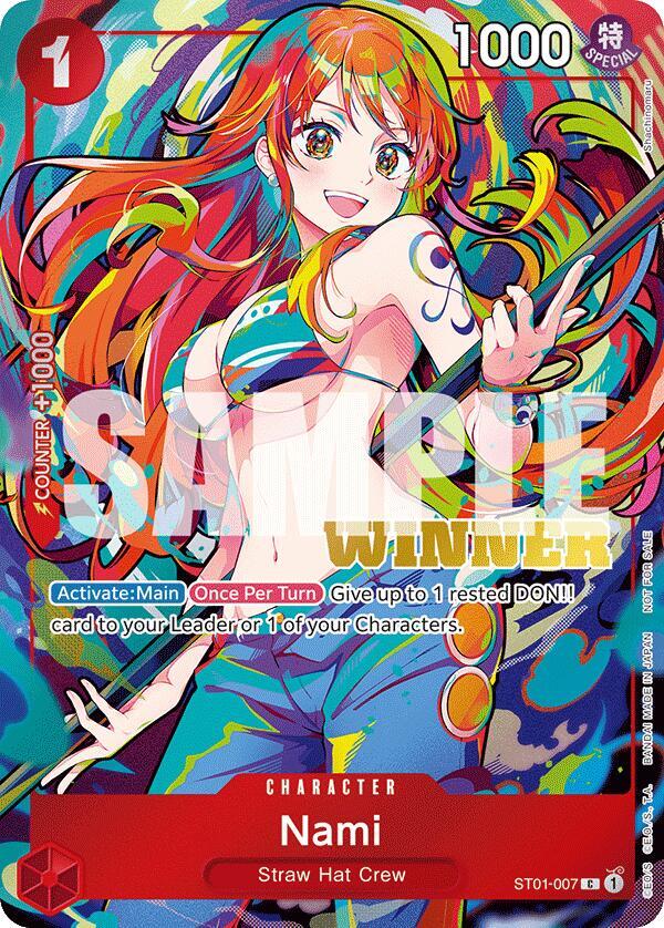 Nami (2025 New Year Event Winner) - One Piece Promotion Cards