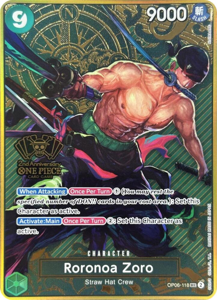 Roronoa Zoro (One Piece Japanese Version 2nd Anniversary Set