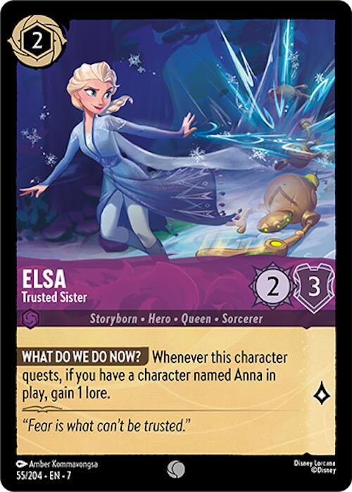 Elsa - Trusted Sister - Archazia's Island - Disney Lorcana