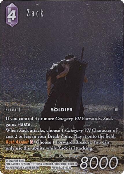 Zack (Full Art) - Tears of the Planet - Final Fantasy TCG