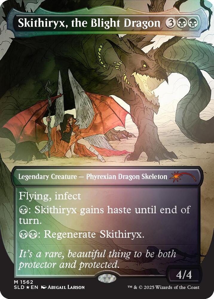 Skithiryx, the Blight Dragon (Rainbow Foil) - Secret Lair Drop