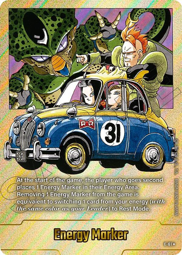 Energy Marker (E-61) (Gold) - Fusion World Energy Markers - Dragon