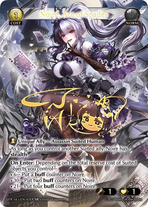 Noire, Ace of Spades (CSR) - Distorted Reflections - Grand Archive