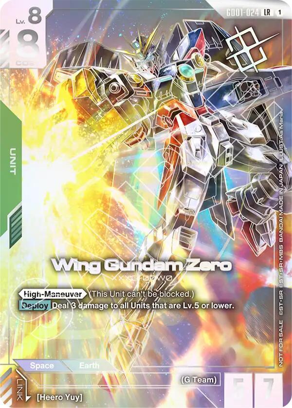 Wing Gundam Zero (Championship Winner Card 01) - Gundam