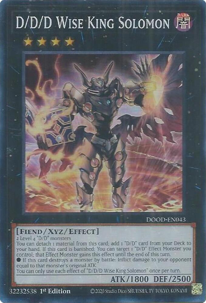 D/D/D Wise King Solomon - Doom of Dimensions - YuGiOh - TCGplayer.com