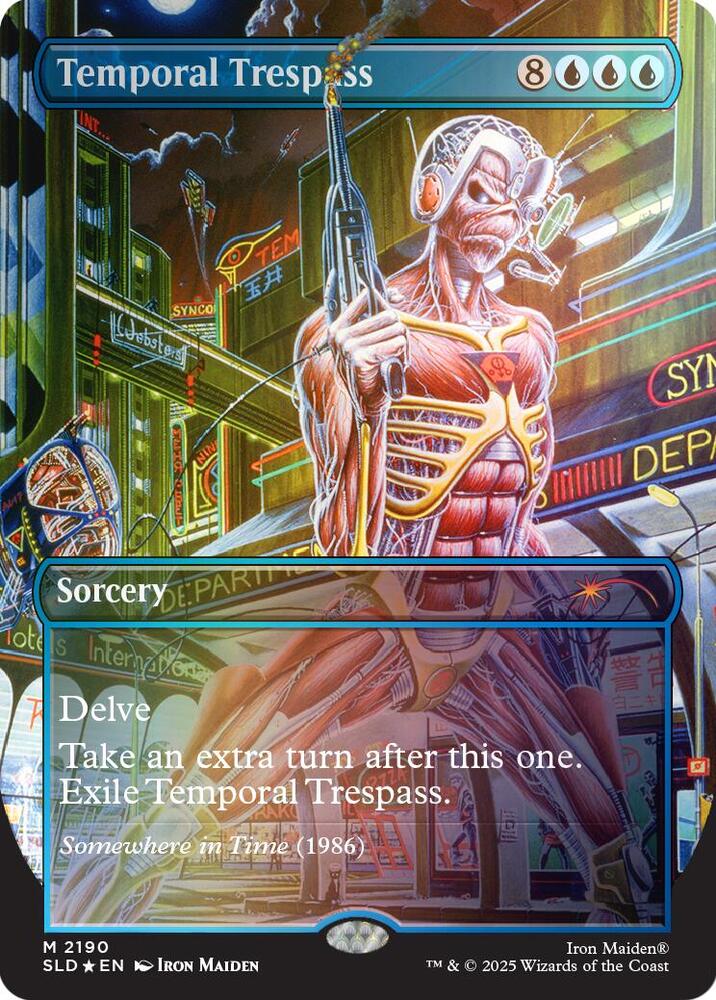Temporal Trespass (Rainbow Foil) - Secret Lair Drop Series - Magic