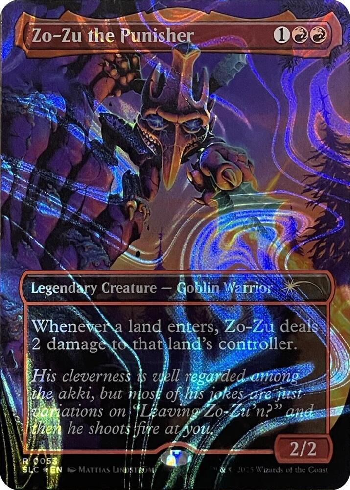 Zo-Zu the Punisher (Halo Foil) - Secret Lair Countdown Kit - Magic