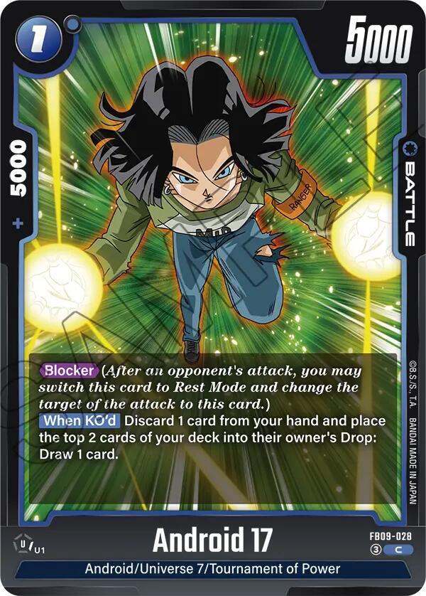 Android 17 - FB09-028 - Dual Evolution - Dragon Ball Super: Fusion