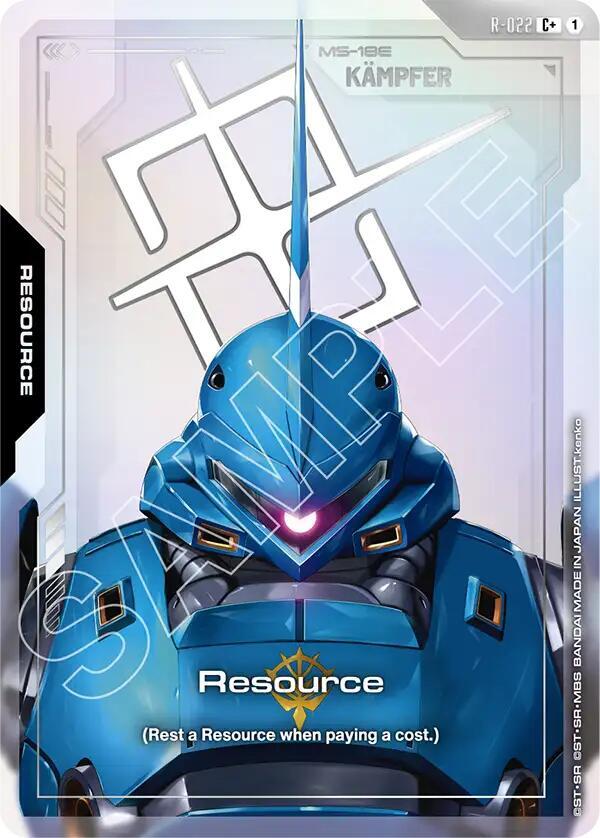 Resource (R-022) (C+) - Steel Requiem - Gundam Card Game