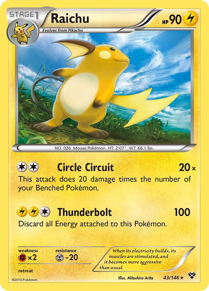 Raichu - XY Base Set - Pokemon - TCGplayer.com