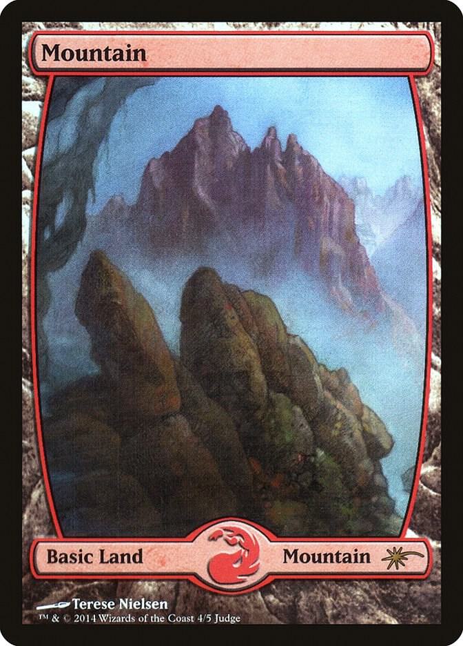 Mountain - Full Art (4) - Judge Promos - Magic: The Gathering