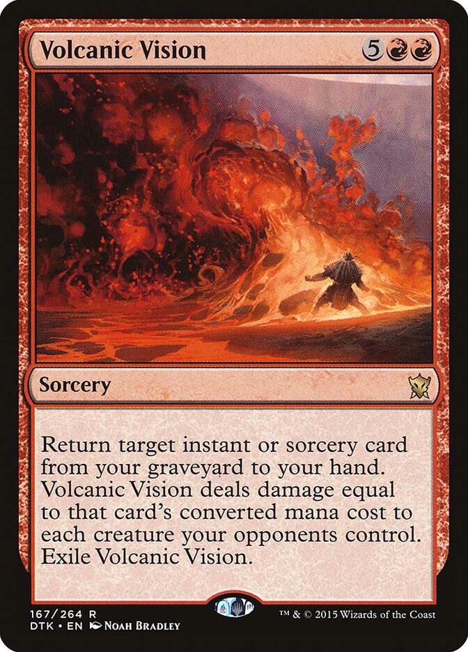 Volcanic Vision - Dragons of Tarkir - Magic: The Gathering