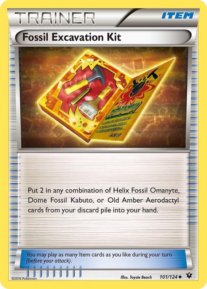 Fossil Excavation Kit - XY - Fates Collide - Pokemon - TCGplayer.com