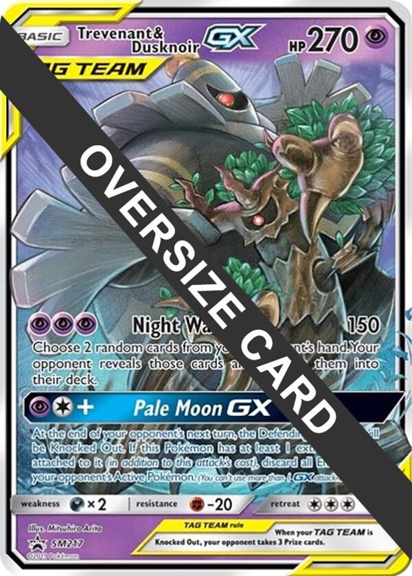 Trevenant & Dusknoir GX - SM217 - Jumbo Cards - Pokemon