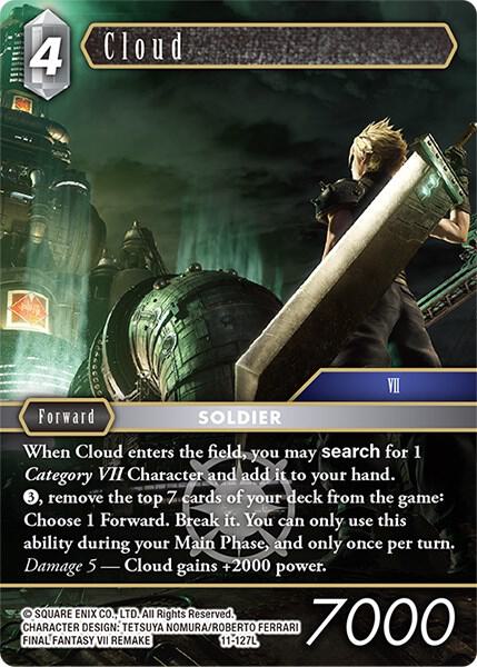 Cloud - 11-127L - Opus XI - Final Fantasy TCG - TCGplayer.com