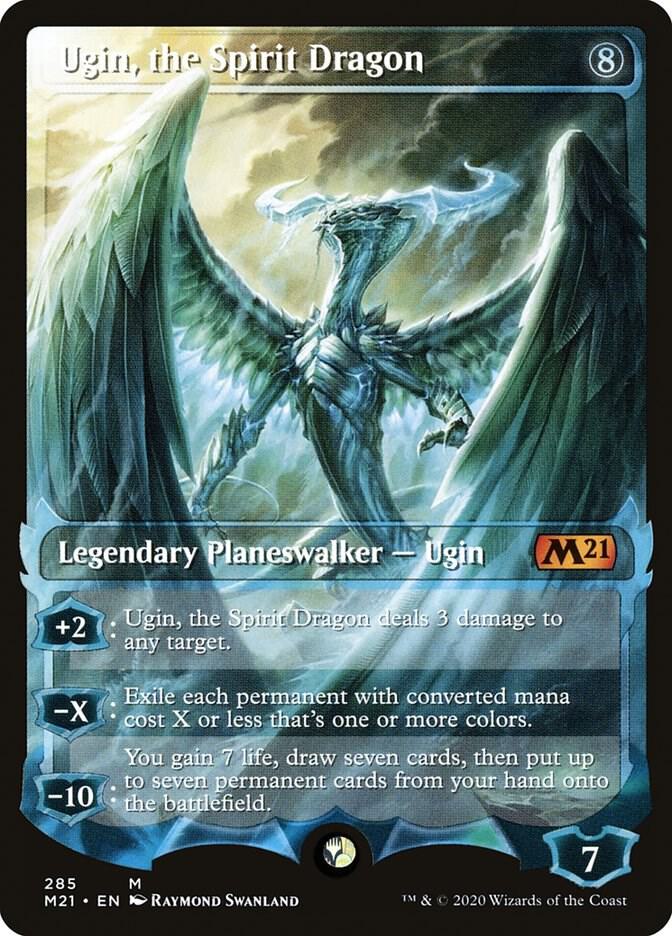 Ugin, the Spirit Dragon (Showcase) - Core Set 2021 - Magic: The