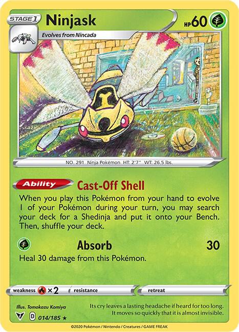 Ninjask - SWSH04: Vivid Voltage - Pokemon - TCGplayer.com