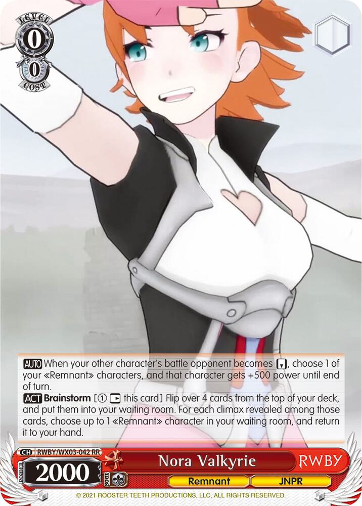 Nora Valkyrie - RWBY - Weiss Schwarz - TCGplayer.com