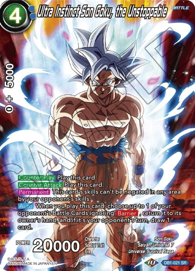Ultra Instinct Son Goku, the Unstoppable - Theme Selection