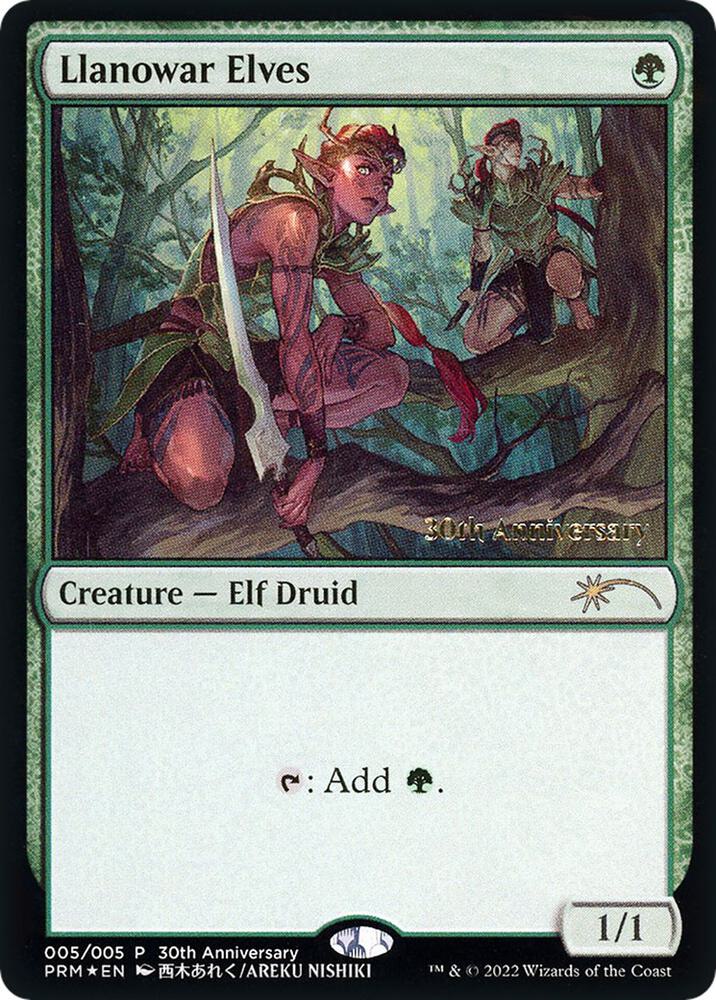 Llanowar Elves - 30th Anniversary Promos - Magic: The Gathering
