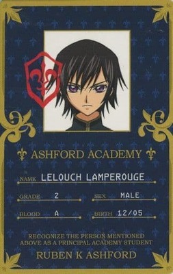 List of Code Geass: Lelouch of the Rebellion | Buy from TCG