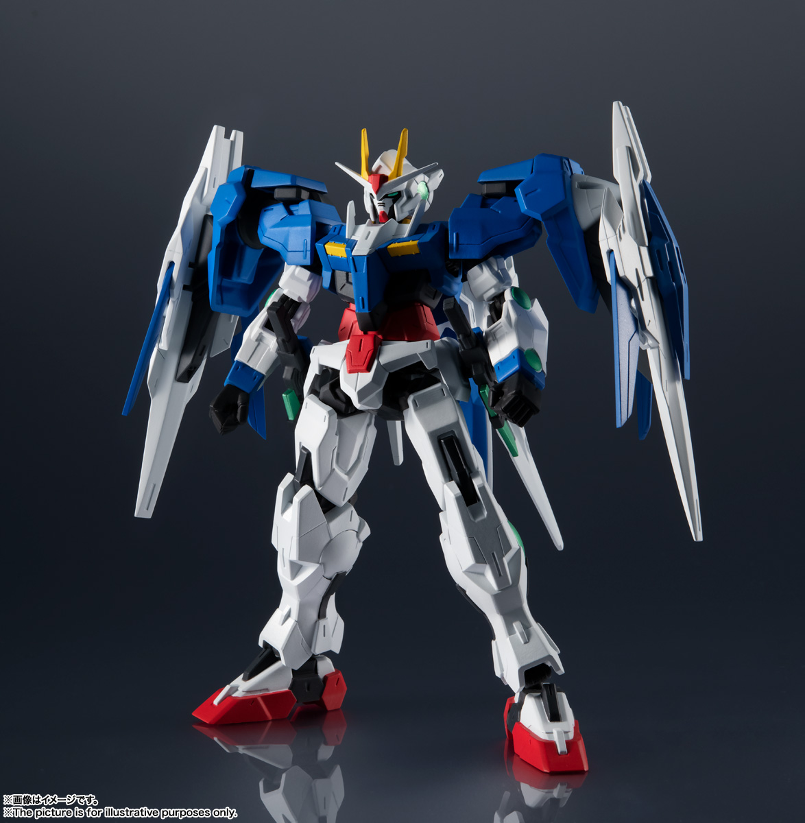 GUNDAM UNIVERSE GN-0000 ＋ GNR-010 00 RAISER | TAMASHII WEB