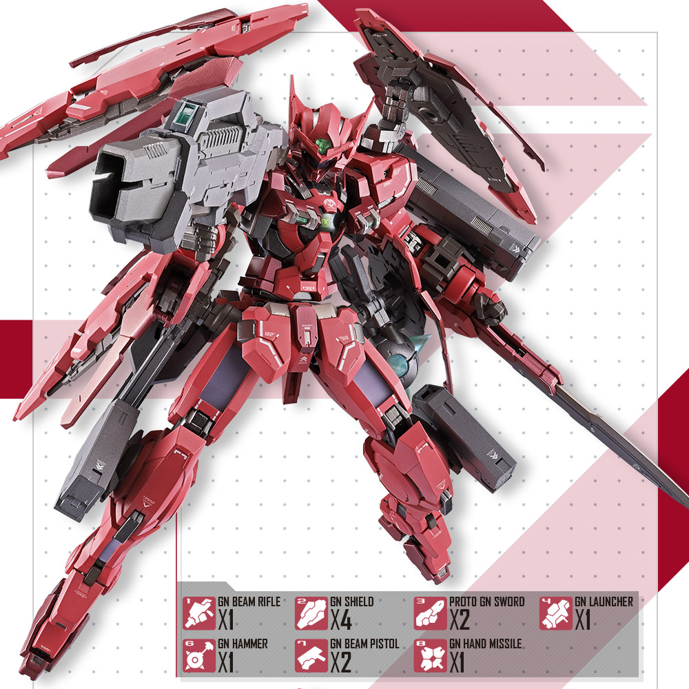 METAL BUILD ガンダムアストレア TYPE-F (GN HEAVY WEAPON SET