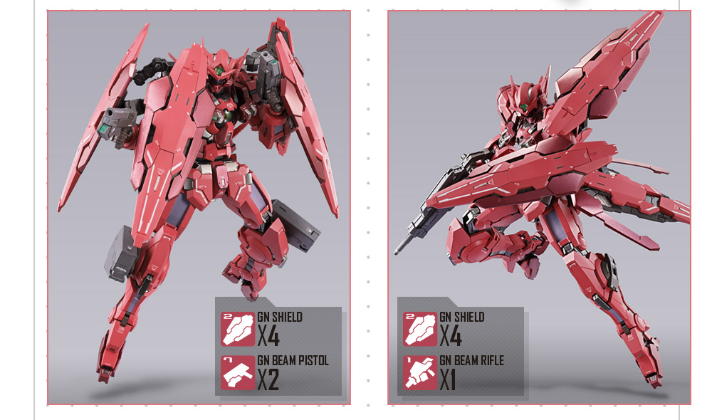 METAL BUILD ガンダムアストレア TYPE-F (GN HEAVY WEAPON SET