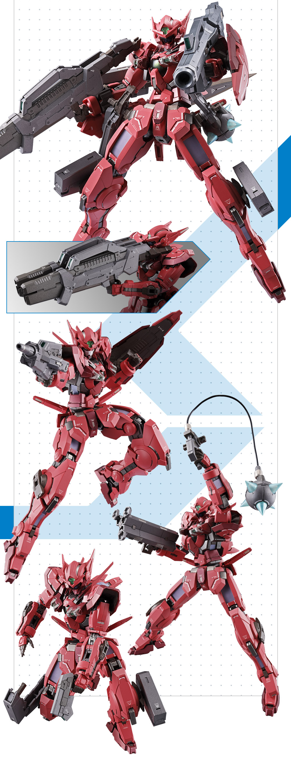 METAL BUILD ガンダムアストレア TYPE-F (GN HEAVY WEAPON SET