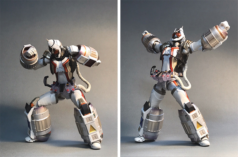 造形師 五島 純氏によるS.I.C. 仮面ライダーフォーゼ ベースステイツ