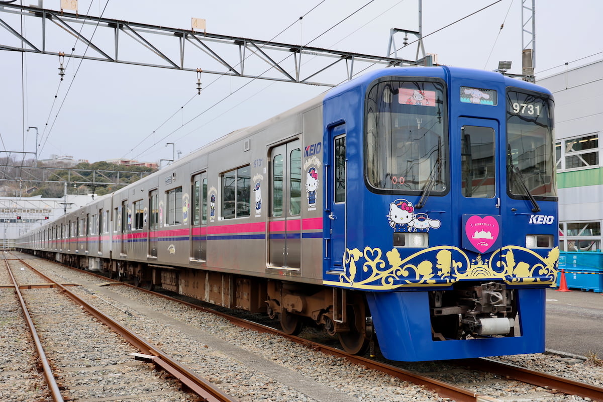 サンリオキャラクターのラッピングトレインをフォトレポート！京王線