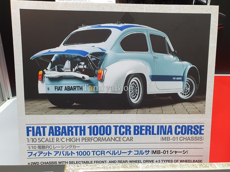 Tamiya 58721 1/10 Fiat Abarth 1000 TCR Berlina Corse (MB-01