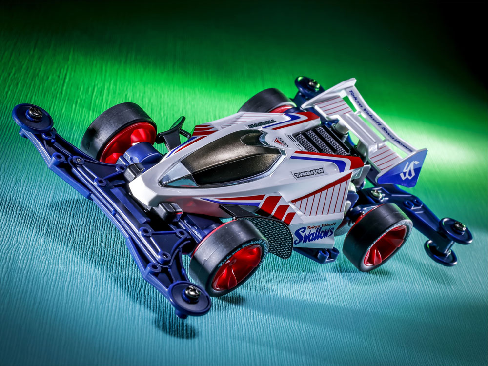 Mini 4WD Tamiya 92447 Neo VQS Tokyo Yakult Swallows Collaboration
