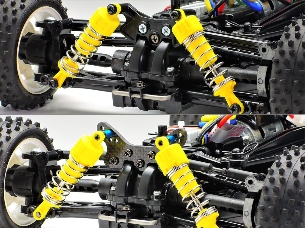 OP.1754 TT-02B カーボンダンパーステー （F・R）: RCモデル｜TAMIYA