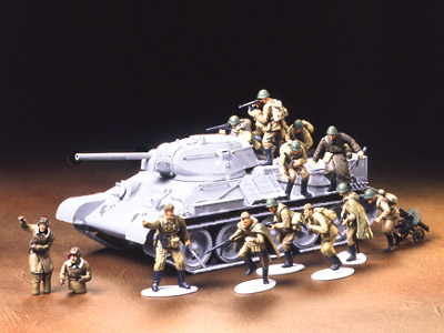 1/48 ソビエト戦車搭乗歩兵セット: スケールモデル｜TAMIYA SHOP