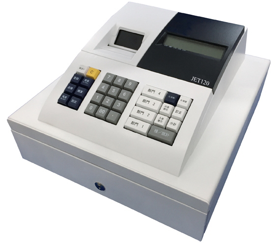 JET-670 感熱紙使用 クローバー電子レジスター スキャナー付き SD