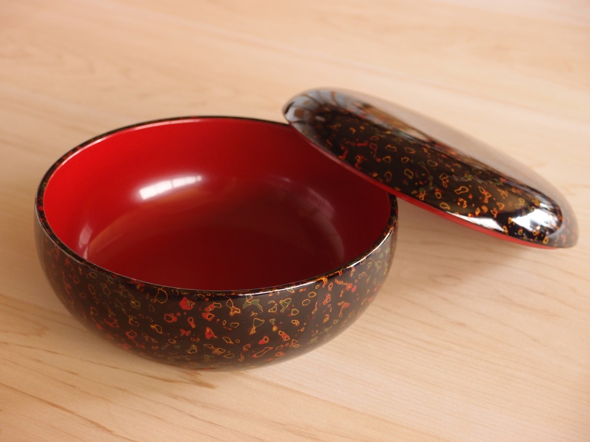 TSR-1001] 菓子器 すみれ | 津軽塗たなか