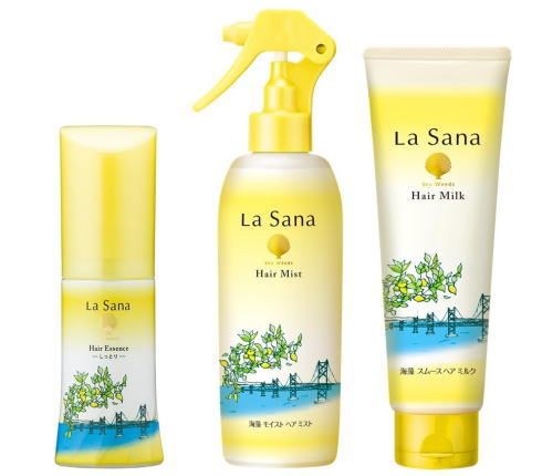 ラサーナから瀬戸内レモンの精油配合のヘアケア3商品発売