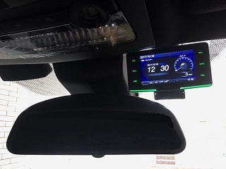 メンテナンス＆カスタム－レーダー探知機の取り付け／コムテック「ZERO