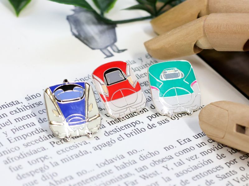 ネコポスOK】 TRAINIART/トレニアート 新幹線ピンズセット（E5/E6/E7