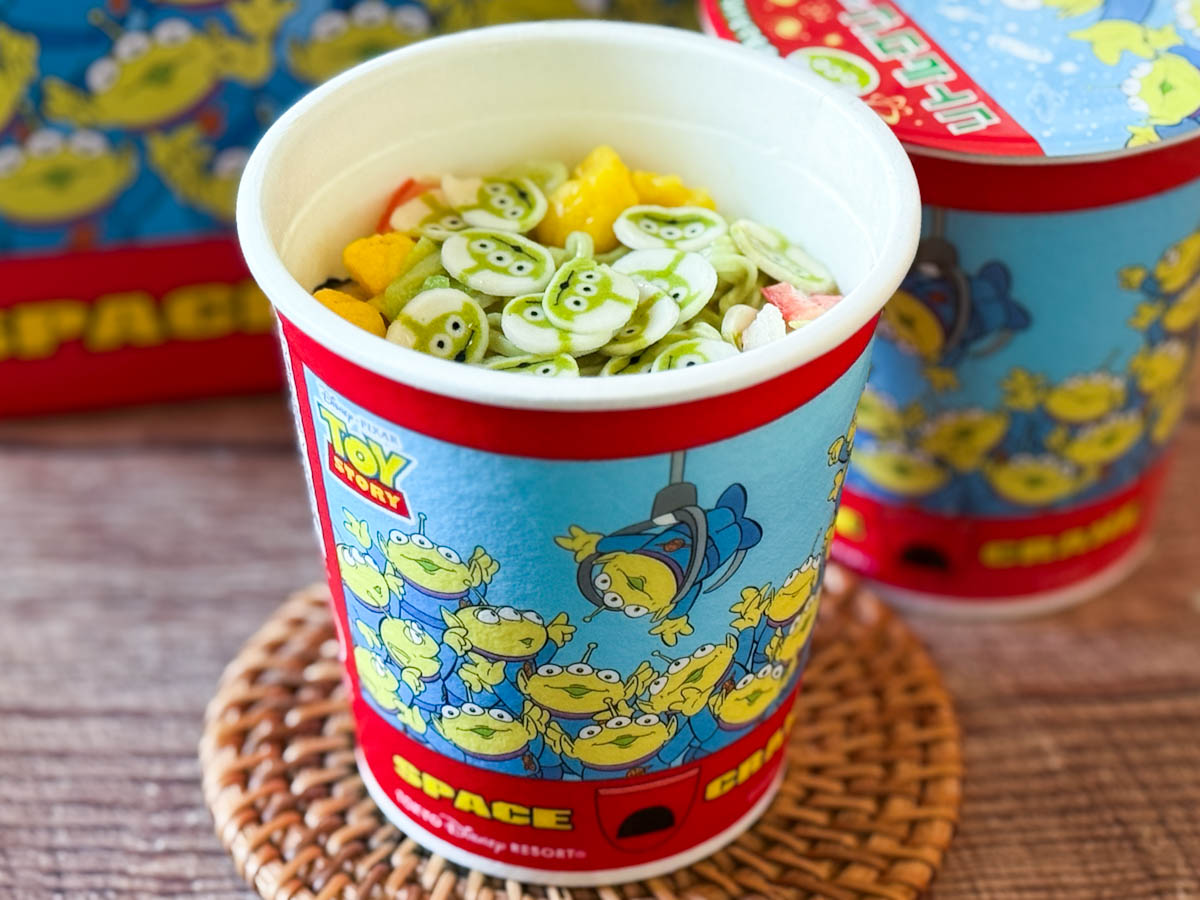 東京ディズニーランド「リトルグリーンめん」はキュートなカップ麺